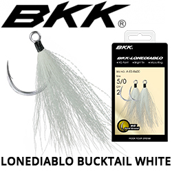 BKK Lone Diablo Bucktail White