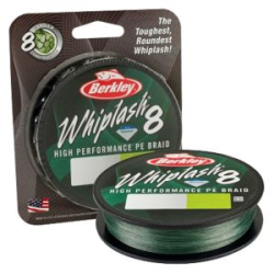 Леска плетеная Berkley Whiplash 8 Green 150m 0,10mm (1446649)