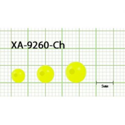 Бусина пластиковая Fish Season, диам. 4 мм., шартрез (упак. 20 шт.)