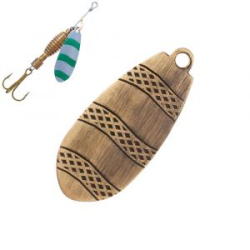 Блесна вращающаяся Mikado Drone №4 - (старое золото)