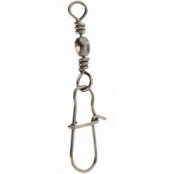 Вертлюг с застежкой Mottomo Barrel Swivel & Nice Snap №4 10 шт