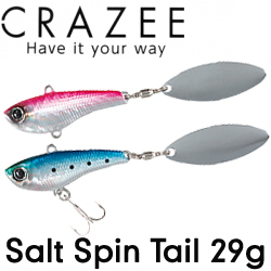 Crazee Salt Spin Tail 29