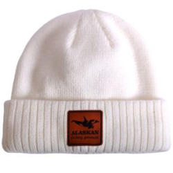 Шапка Alaskan Hat Beanie белая L, 52-54