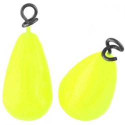 Груз Крашеный "Колокол" с быстросъемной застежкой 30 гр, цвет 02-желтый (GKOLBSC-30-02)