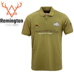 Remington Men’s Short Sleeve Polo Beige R- Neck Tshirt