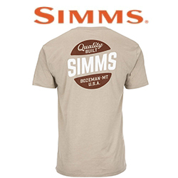 Simms Quality Built Pocket T-Shirt, Khaki Heather