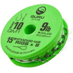 Поводок готовый Guru QM1 Standard Hair 15" 0,19мм №10
