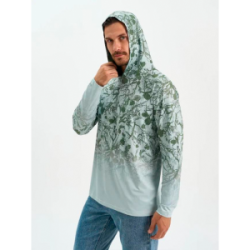 Футболка с длинным рукавом и капюшоном Extreme Fishing ADD-G705H UPF 50+ Sage Drift р-р XL