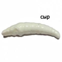 Силиконовая приманка Trout Zone Paddle 1.3" цв. Сыр белый