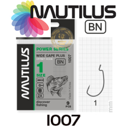 Nautilus Offset Power series Wide Gape Plus 1007