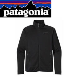 Patagonia Men's R1 Full-Zip Fleece Jacket BLK