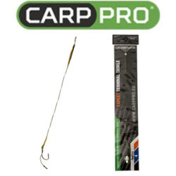 Carp Pro Поводок с крючком и лентяйкой