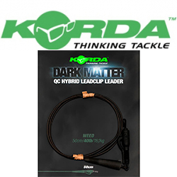 Korda Dark Matter Leader QC Hybrid Clip Weed