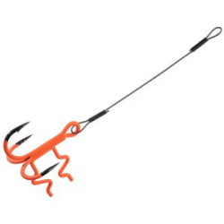 Оснастка стингер BKK Assit Spear Stinger HD-7X7 Wire (Pike - 14cm, 46.5kg, 0.9mm) (A-EU-1669) - 2/0#