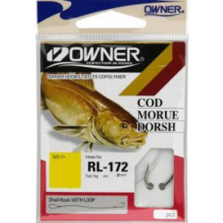 Крючок с поводком Owner RL-172 №02-0.30