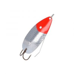 Блесна колеблющаяся Mikado Pike №1/7гр./7,6см - серебро ( двойник, незацепляйка)