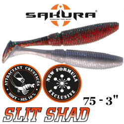 Sakura Slit Shad 75 - 3"