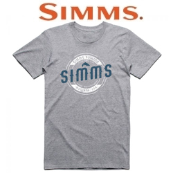 Simms Wader MT T-Shirt, Grey Heather