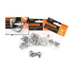 Груз скользящий Mikado "СЛЕЗА" со сквозным кембриком 10г. (3шт.) (OMC-01100-10)