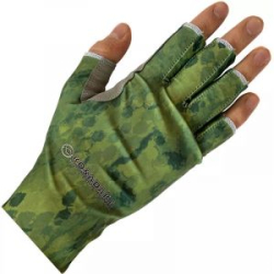 Перчатки эластичные без пальцев Kosadaka Sun Gloves, цвет Khaki Snake, р-р S/M (ISSB-GL-KS-S/M)