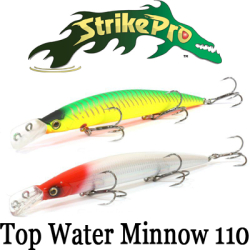 Strike Pro Top Water Minnow 110 (JL-166F)