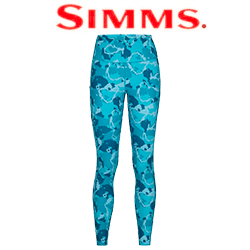 Simms Women's Bugstopper Legging, Regiment Camo Neptune