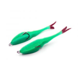 Поролоновая рыбка Yaman Devious Minnow на двойнике, р. 105 мм, цвет 11 (5 шт.)