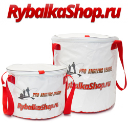 Ведро с крышкой (Rybalkashop и pro angler league)