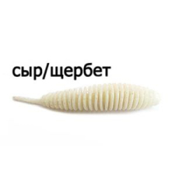 Мягкая приманка Trout Zone Plamp 1,6" Сыр/Щербет белый