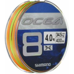 Шнур PE Shimano Ocea 8 LD-A81S [10m x 5colors] 400m #3 (63lb) (4969363647689)