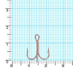 Крючок тройник Kaida CRANE Treble HookTeflonTreated H331 #10 26шт