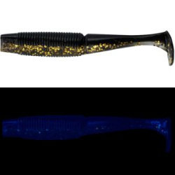 Силиконовая приманка Daiwa Bait Junkie 2.5" Minnow цв. BLACK & GOLD