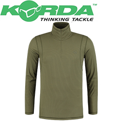 Korda Kool Quick Dry Long Sleeve Zip Neck