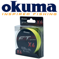 Okuma FT Braid X4 150m Yellow