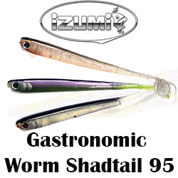 Izumi Gastronomic Worm Shadtail 95