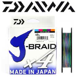 Daiwa J-Braid X4E 300m Multi Color