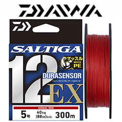 Daiwa UVF Saltiga Durasensor ×12EX+Si3 RED 300m