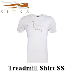 Sitka Treadmill Shirt SS White