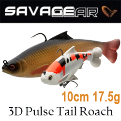 Savage Gear 3D Pulse Tail Roach 10cm 17.5g S