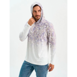 Футболка с длинным рукавом и капюшоном Extreme Fishing ADD-G702H UPF 50+ Sandstone Vine р-р XL