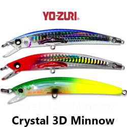 Yo-Zuri Crystal 3D Minnow 90F F976 