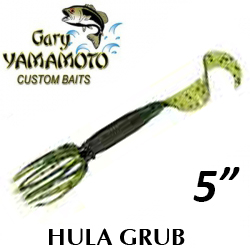 Gary Yamamoto Hula Grubs SingleTail  12.8