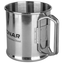Кружка металлическая 300ML складные ручки Тонар (T.TK-035-300)