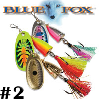 Blue Fox Vibrax Foxtail #2 (BFX2) 