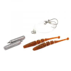 Оснастка Zettech Drop-Shot Pike/Zander 14/18 г, 7 см, 13 кг, в упак. 2 шт., цвет #2