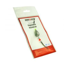 Оснастка Smart Baits "Каролина-Шумовая", вес груза 20 гр, разр нагр 12,6 кг, 20 см