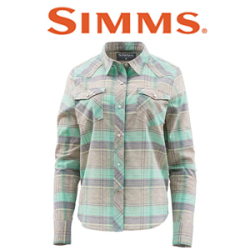 Simms Women's Ruby River Shirt, Aruba Plaid