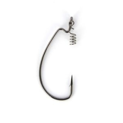 Крючки офсетные Yoshi Onyx Offset Hook Magna HD 4/0 (BN), Big Eye With Spring, с пружинкой (упак. 5шт.)