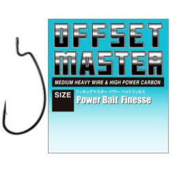 Крючок офсетный Varivas Offset Master Power Bait Finesse (NS Black) #3/0 (7pcs) (4513498122926)