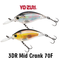 Yo-Zuri 3DR Mid Crank (F) 70mm R1318